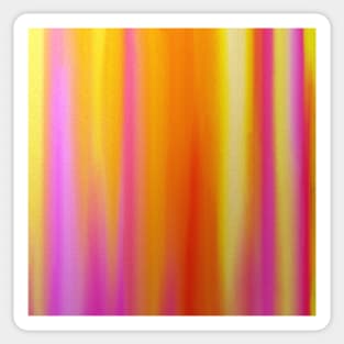 Sunrise Ombre Yellow Orange Magenta Gradient Sticker